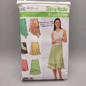 Simplicity Misses Skirts Varied Lengths Pattern #5005 Size 4 - 10 Complete
